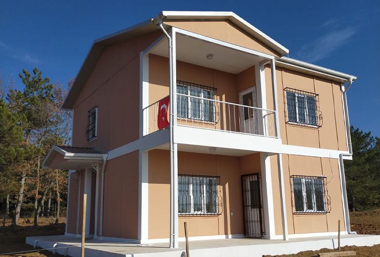 kırşehir prefabrik ev modeli