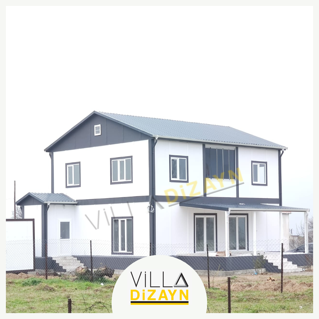 dubleks prefabrik villa