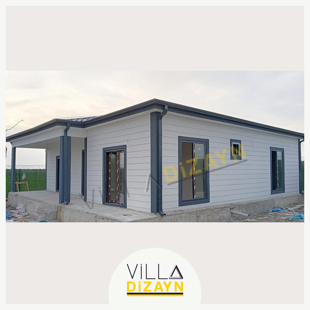 tek katlı prefabrik villa